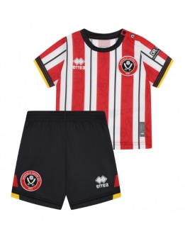 Sheffield United Heimtrikotsatz für Kinder 2024-25 Kurzarm (+ Kurze Hosen)